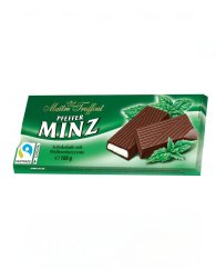Horká čokoláda s mätovou náplňou 100g/20