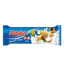 Alaska trubička kukuričná 18g - kokos/48