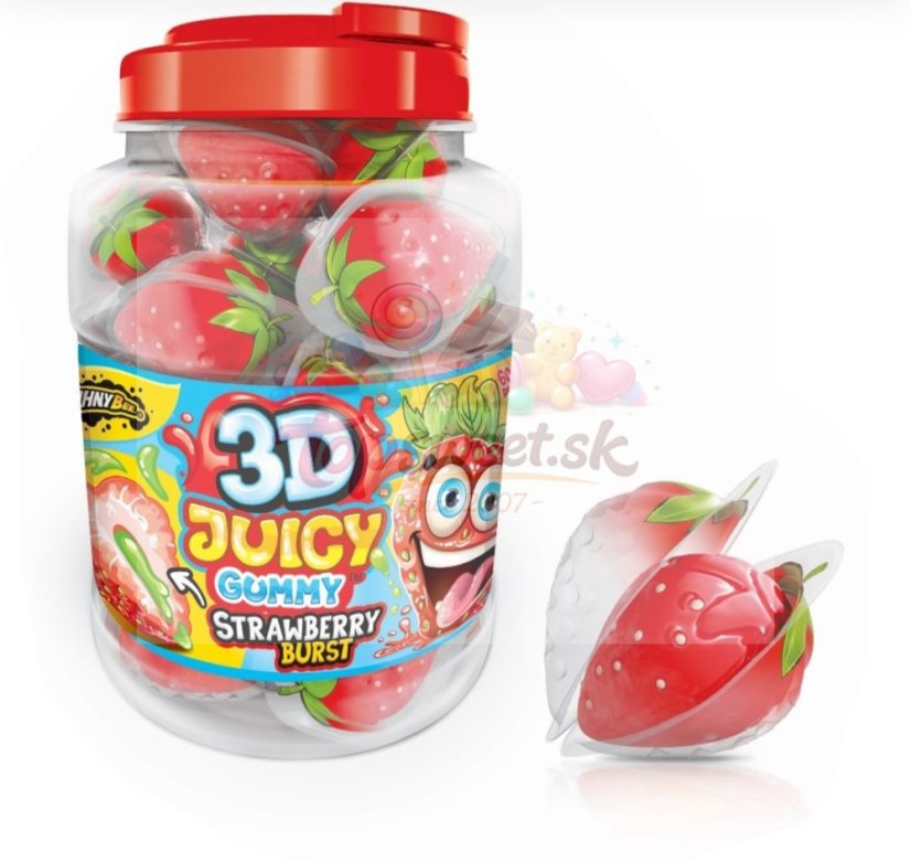 Johny Bee Juicy gummy strawberry 18g/60
