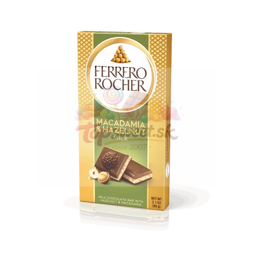 Ferreo Rocher čokoláda Macadamia 90g/8