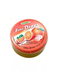 Cukríky v plechovke 200g - pomaranč/10