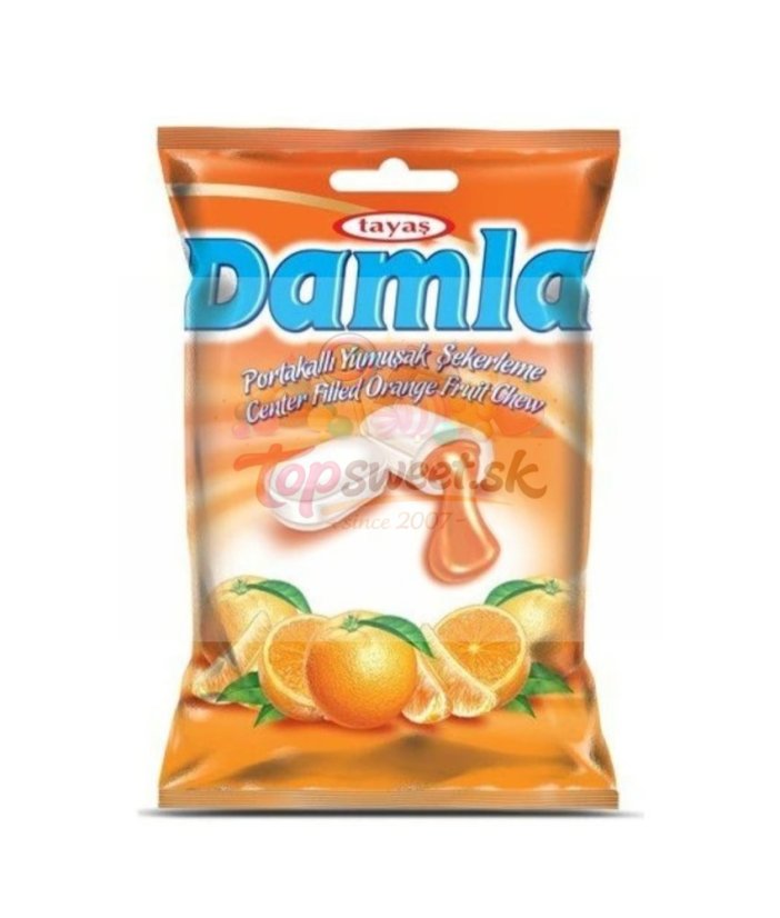 Damla 90g pomaranč/24 Damla 90g pomaranč/24